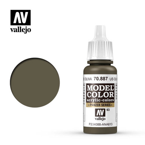 VERDE OLIVA US 17ML P93 MODELCOLOR VALLEJO