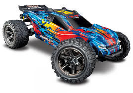 RUSTLER 4X4 VXL TSM STADIUM TRUCK ROJO 1/10 TRAXXAS AUTODESVOLCADO