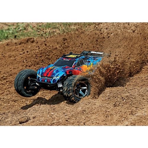 RUSTLER 4X4 VXL TSM STADIUM TRUCK ROJO 1/10 TRAXXAS AUTODESVOLCADO