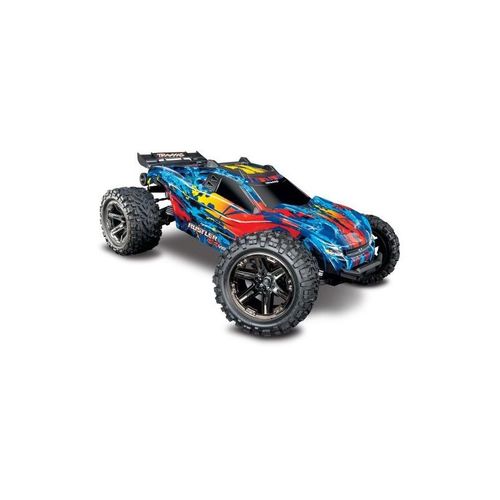 RUSTLER 4X4 VXL TSM STADIUM TRUCK ROJO 1/10 TRAXXAS AUTODESVOLCADO