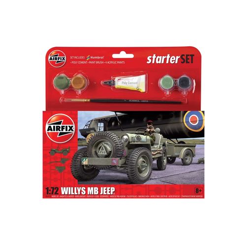 JEEP WILLYS STARTER SET 1/72 AIRFIX