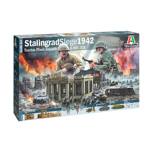 BATALLA STALINGRADO DIORAMA SET 1/72 ITALERI