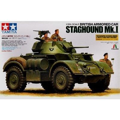 STAGHOUND CARRO BLINDADO BRITANICO WWII 1/35 TAMIYA