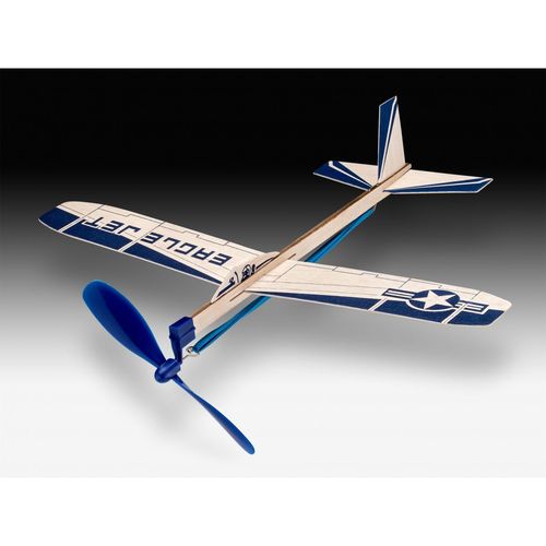 PLANEADOR GOMAS AZUL BALSA KIT BALSABIRDS REVELL