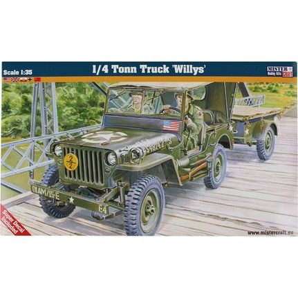 1/4 TON TRUCK WILLYS 1/35 MISTERCRAFT