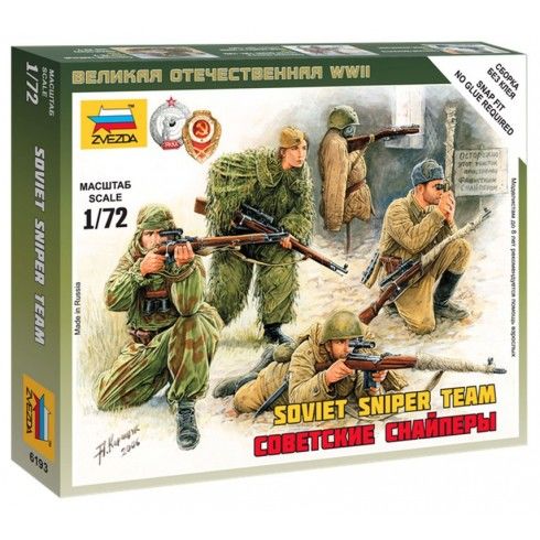 FRANCOTIRADORES SOVIETICOS WWII 1/72 ZVEZDA