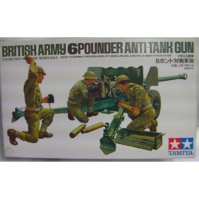 ANTITANQUE BRITANICO 6PDR 1/35 TAMIYA