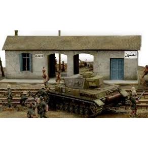 EL ALAMEIN ESTACION WWII DIORAMA SET 1/72 ITALERI