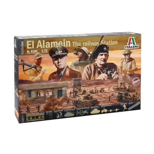 EL ALAMEIN ESTACION WWII DIORAMA SET 1/72 ITALERI