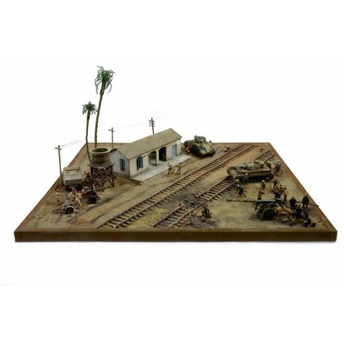 EL ALAMEIN ESTACION WWII DIORAMA SET 1/72 ITALERI