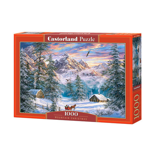 MOUNTAIN CHRISTMAS 1000 PIEZAS PUZZLE CASTORLAND