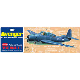TBF AVENGER GUILLOWS 419MM BALSA