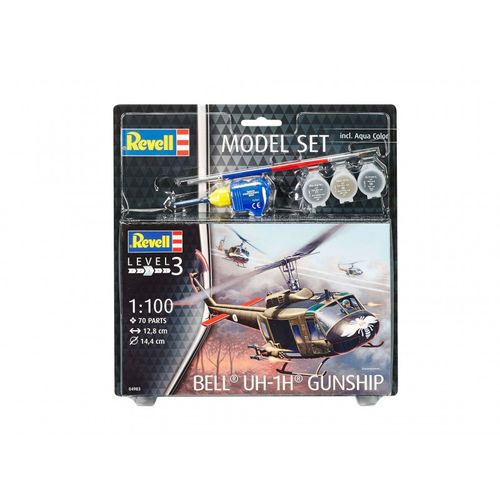 BELL UH-1H GUNSHIP 1/100 STARTER SET REVELL