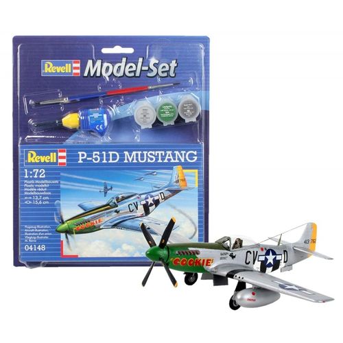 P51D MUSTANG 1/72 STARTER SET REVELL