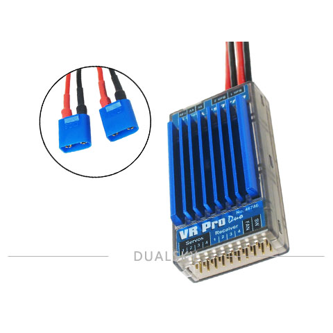 DUALSKY VR PRO DUO BEC 15A CON INTERRUPTOR FSS3