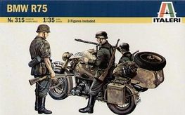 BMW R75 WITH SIDECAR 1/35 ITALERI