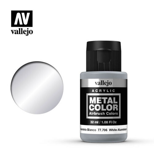 METAL COLOR ALUMINIO BLANCO 32ML VALLEJO