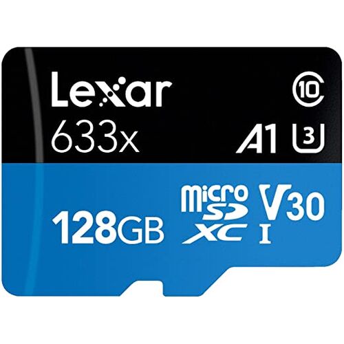 TARJETA MICROSD 128GB CLASE 10 U3 UHS-I LEXAR