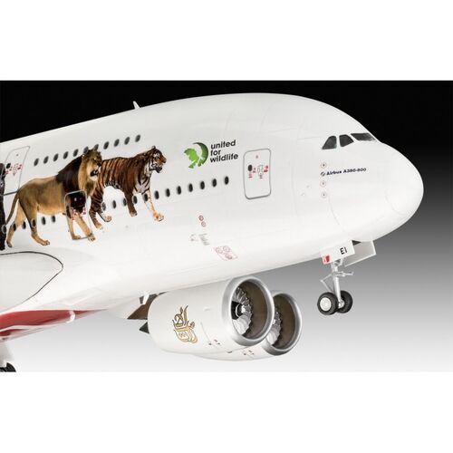 AIRBUS A380-800 EMIRATES "WILD LIFE" 1/144 REVELL