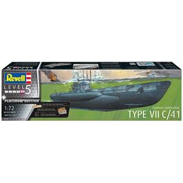 U-BOOT TYPE VII C/41 1/72 REVELL PREMIUM EDITION 934MM