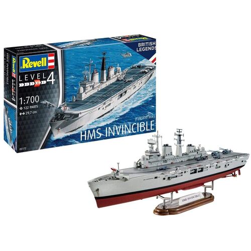 HMS INVENCIBLE 1/700 GUERRA MALVINAS REVELL