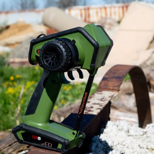 EMISORA DX5 RUGGED VERDE SOLO EMISORA SPEKTRUM