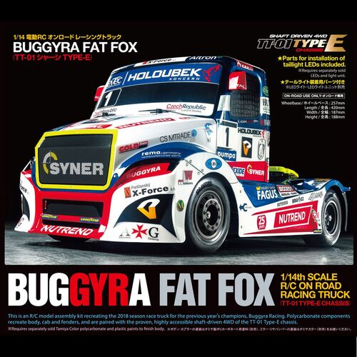 BUGGYRA FAT FOX TT01E KIT 1/14 TAMIYA 58661