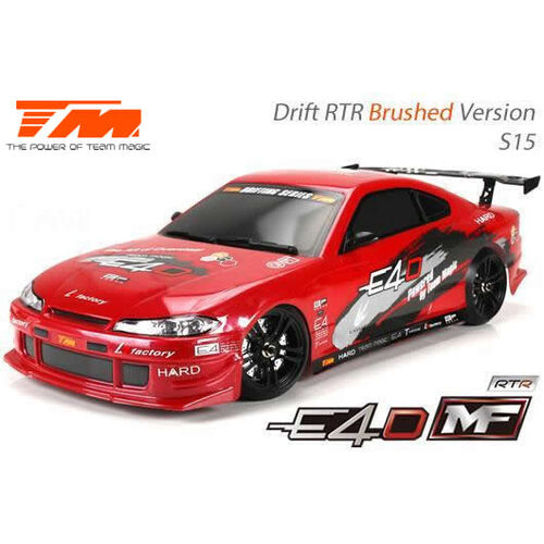 E4D DRIFT S15 RTR 1/10 TEAM MAGIC