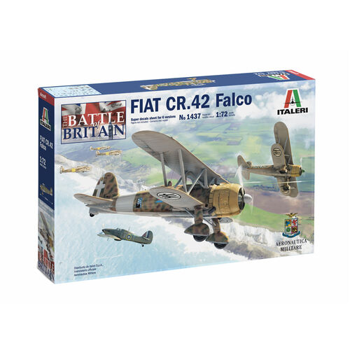 FIAT CR.42 FALCO 1/72 BATALLA DE INGLATERRA ITALERI