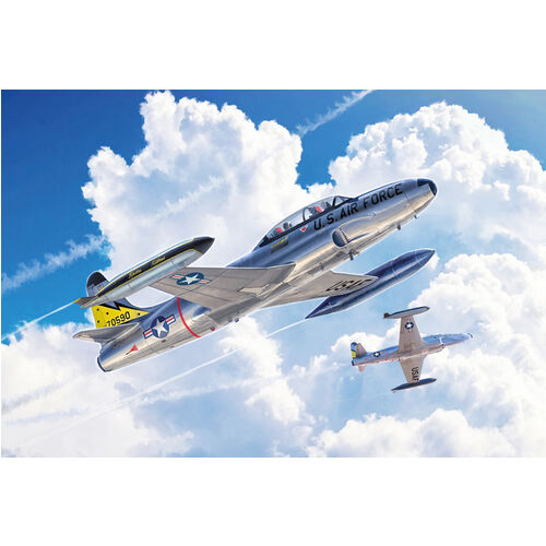 T-33A SHOOTING STAR CALCA ESPAA 1/72 ITALERI