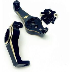Treal Brass Caster Blocks Portal Drive C Hub Carrier Traxxas TRX-4/TRX-6 NEGRO
