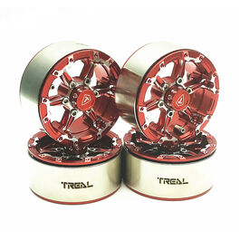 Treal 1.9 LLANTAS Beadlock ROJAS 4 UDS Crawler