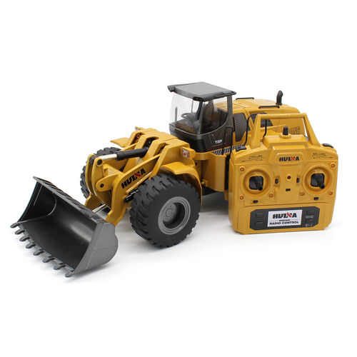 BULLDOZER EXCAVADORA 1/14 METAL 10CH V2 HUINA