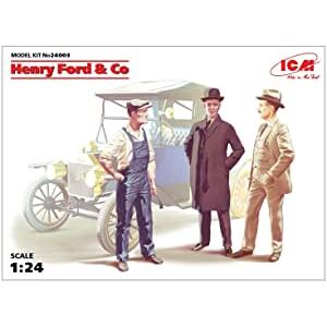HENRY FORD &CO 1/24 ICM 3 FIGURAS