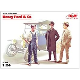 HENRY FORD &CO 1/24  ICM 3 FIGURAS