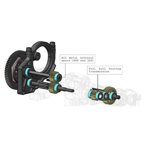 RR10 BOMBER GRIS Rock Racer RTR 4X4 1/10 AXIAL 2020