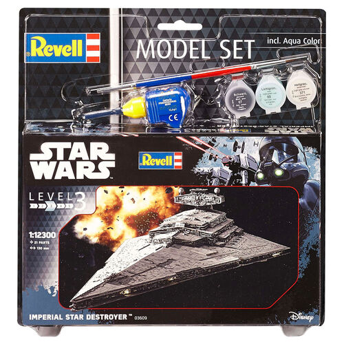 DESTRUCTOR IMPERIAL STAR WARS 1/12300 STARTER SET REVELL