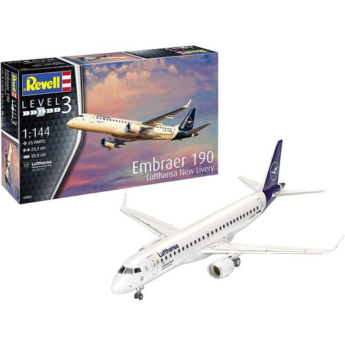 EMBRAER 190 LUFTHANSA 1/144 REVELL