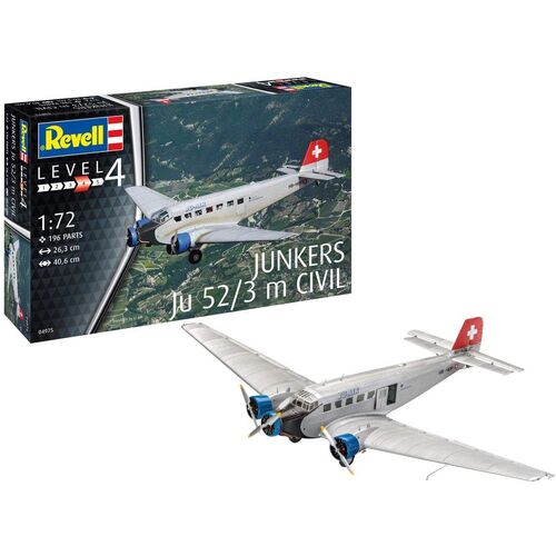 JUNKERS JU52/3m CIVIL 1/72 REVELL