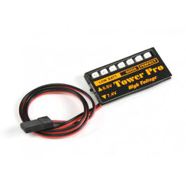 INDICADOR VOLTAJE LED LIPO-LIFE 2S TOWERPRO