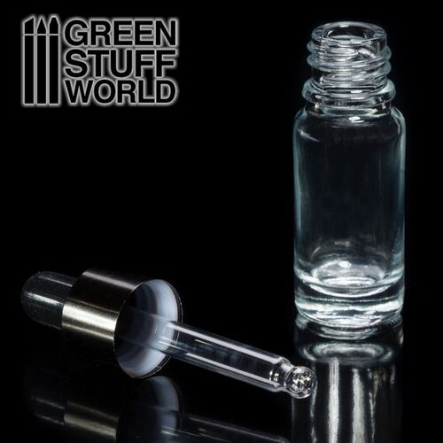 BOTE DE CRISTAL CON PIPETA 10ML GREENSTUFFWORLD