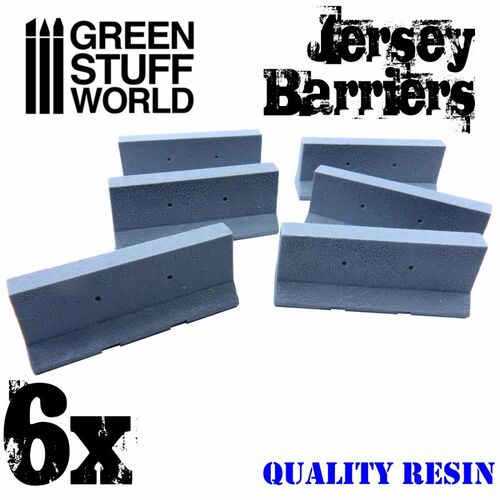 BARRERAS HORMIGON 6UDS GREENSTUFFWORLD