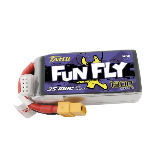 LIPO 1300MAH 3S 100C 11.1V FUNFLY TATTU GENSACE