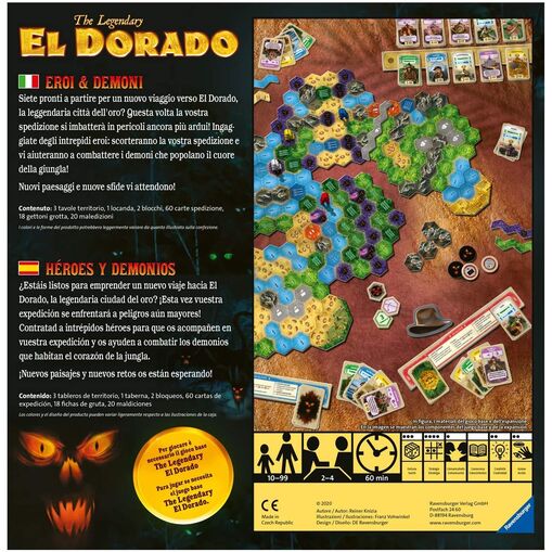 EL DORADO HEROES Y DEMONIOS EXPANSION RAVENSBURGER