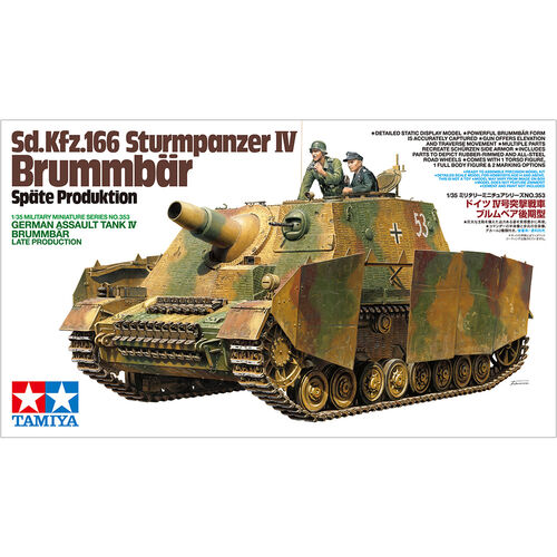 STURMPANZER IV BRUMMBÄR SD.KFZ.166 1/35 TAMIYA