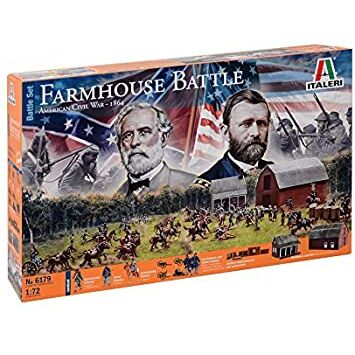 GRANJA GUERRA CIVIL AMERICANA 1864 DIORAMA SET 1/72 ITALERI