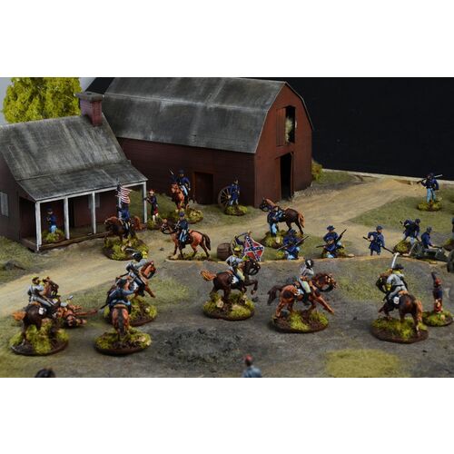 GRANJA GUERRA CIVIL AMERICANA 1864 DIORAMA SET 1/72 ITALERI