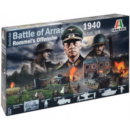 BATALLA DE ARRAS DIORAMA SET 1/72 ITALERI 6118