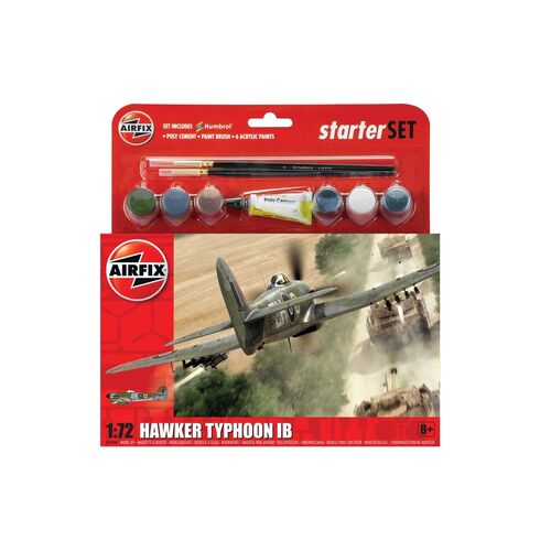 HAWKER TYPHOON 1B 1/72 STARTER SET AIRFIX