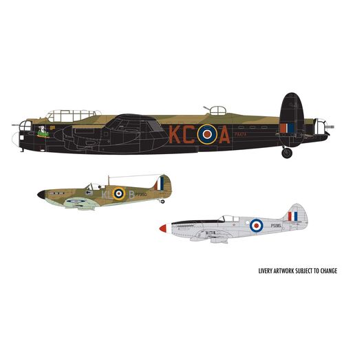 BATALLA INGLATERRA VUELO ANIVERSARIO 1/72 AIRFIX STARTER SET